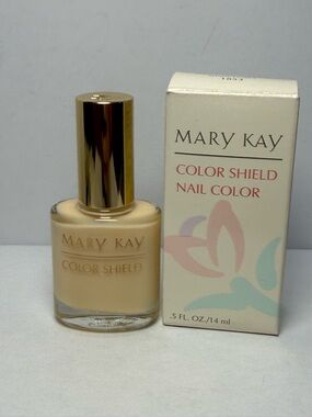 Mary Kay Color Shield Nail Color Natural Pink 1853 Full Size Vintage